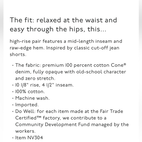 Madewell The Brynn Long Jean Shorts in Pure White raw hem waist 26 New relaxed - Picture 5 of 14